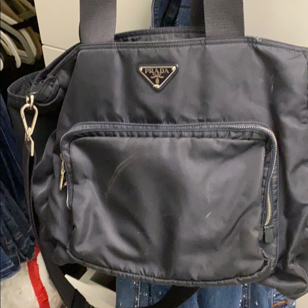 Prada diaper bag